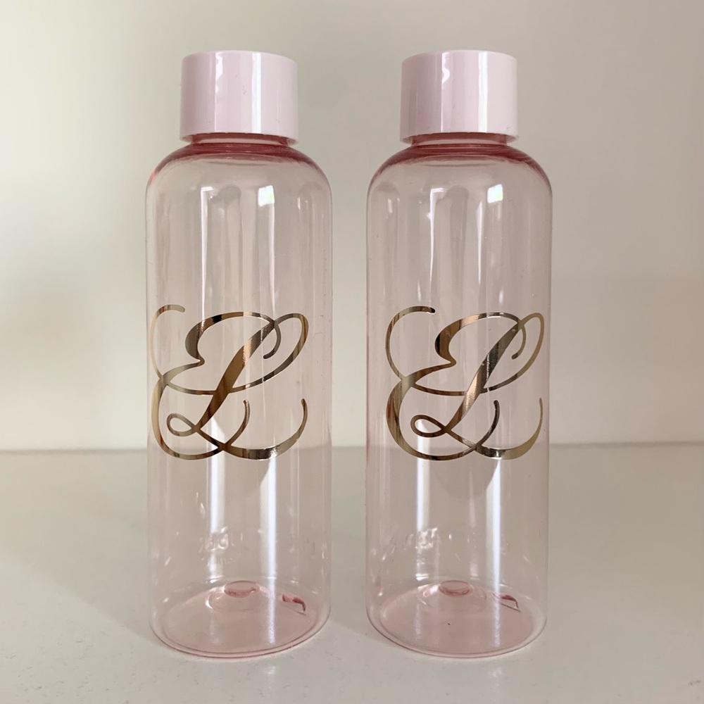 Estée Lauder pink travel bottles